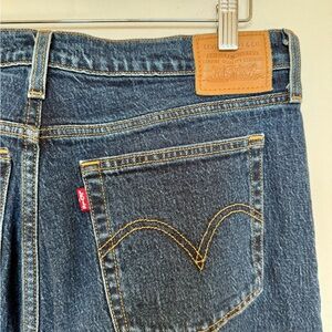 Levi's Wedgie Dark Blue Denim Jean